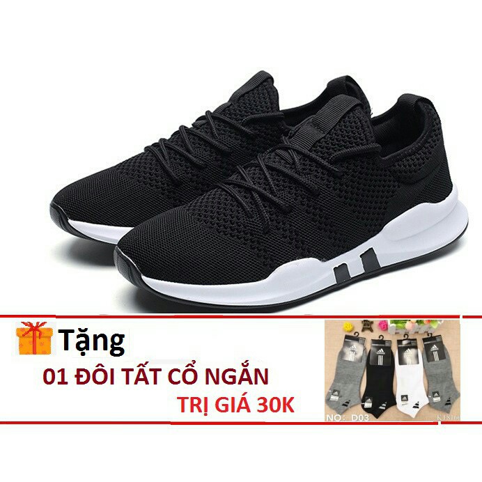 Giày Thể Thao Sneakers Cao Cấp - G27- Đen