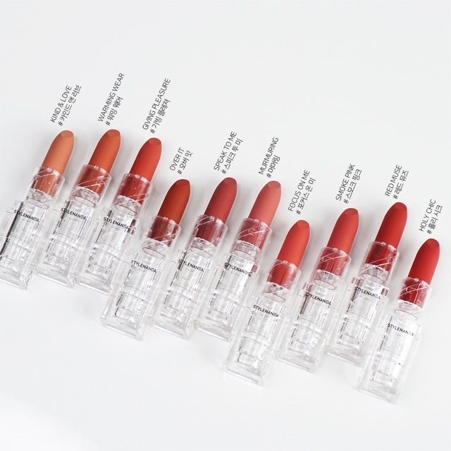 [Có sẵn] Son Thỏi 3CE Soft Matte Lipstick (Clear Layer Edition)