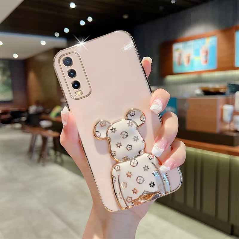 Ốp Điện Thoại Silicon Dẻo Mạ Màu Vivo V2043 V2032 V2026 V2029 V2027 V2037 V2052 V2042 V2048 V2054 1902 1901 1904 1906