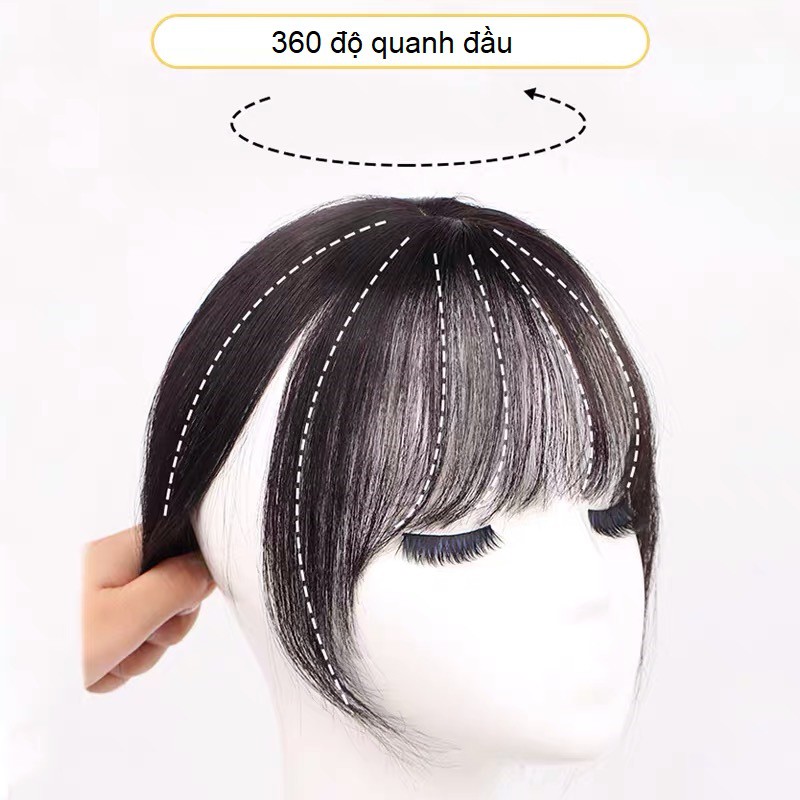 Tóc Mái Thưa 3D Được Làm Từ Tóc Thật_TG7 - Love Hairs
