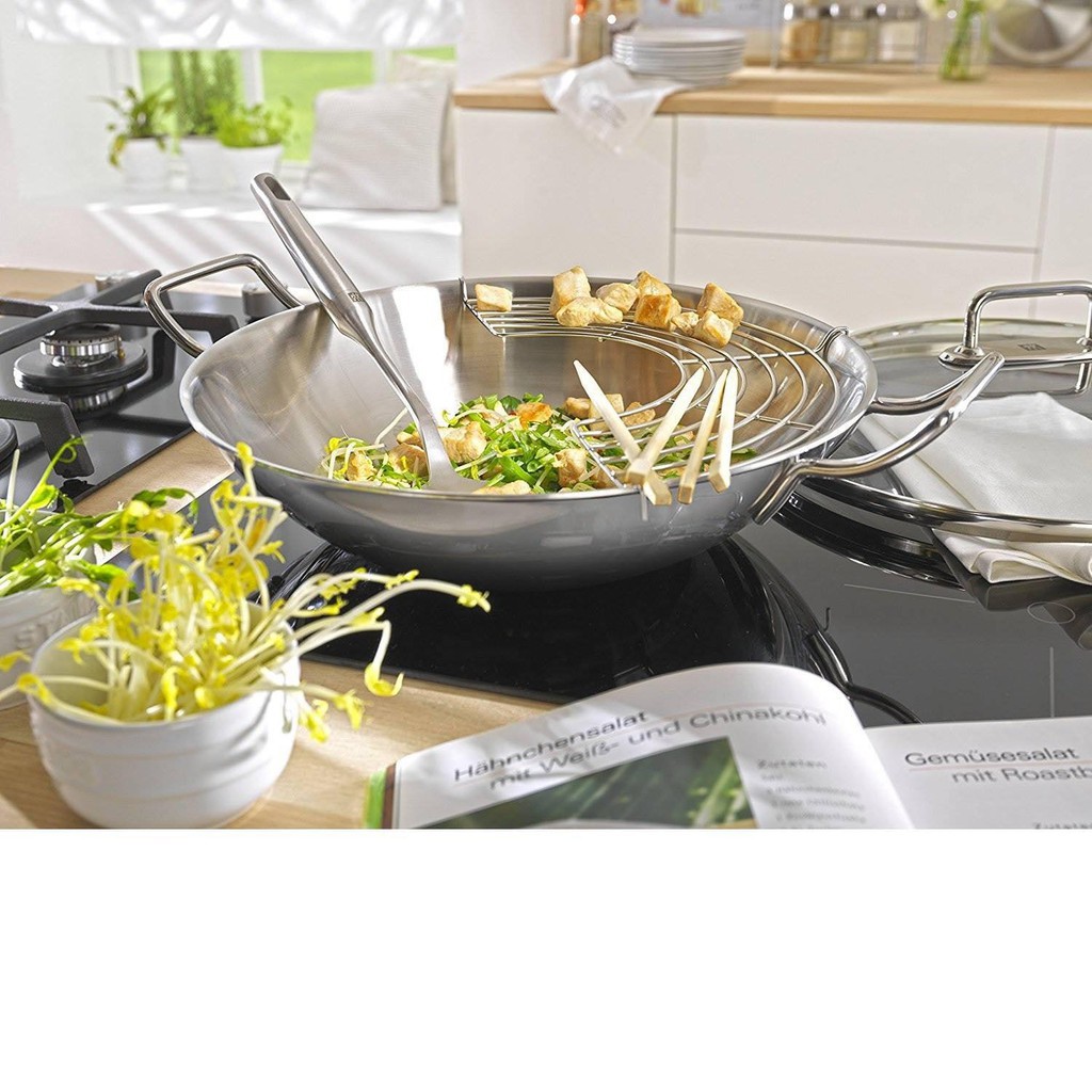Chảo INOX SILIT WOK 32CM