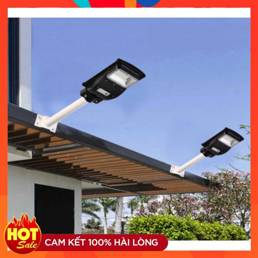 Đèn năng lượng mặt trời, đèn đường đèn sân vườn năng lượng mặt trời 30W chống nước góc sáng rộng