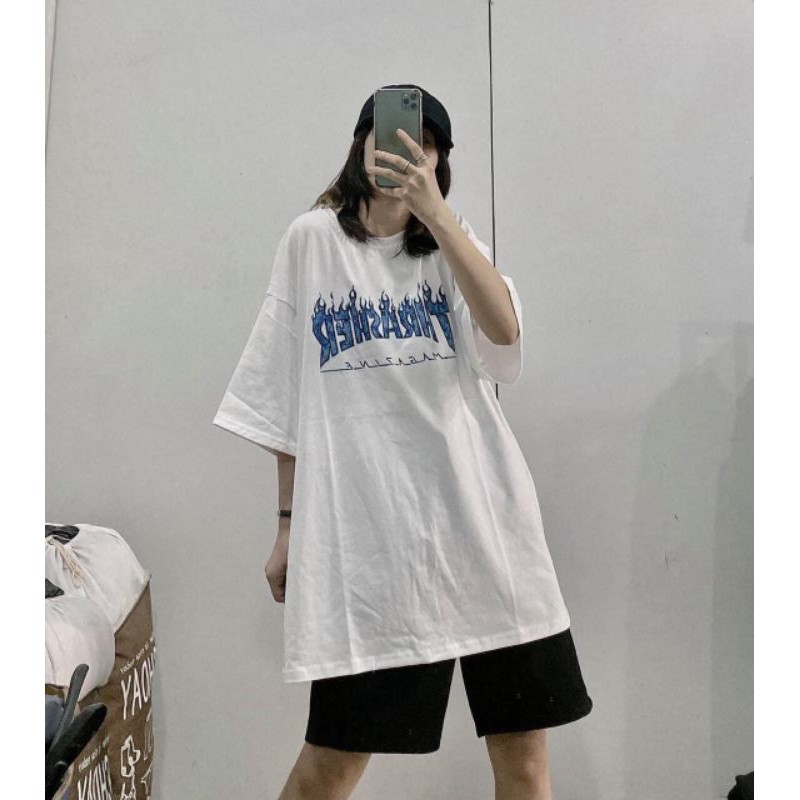 Áo Thun Tay Lỡ Form Rộng Unisex In 3D Siêu Rẻ