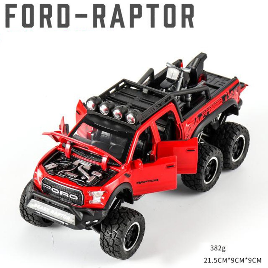 Mô Hình Xe Kim Loại Tỷ Lệ 1:24 Ford Raptor F150