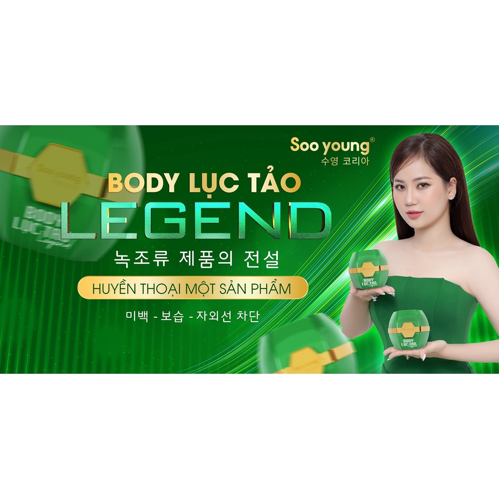 Kem body Lục Tảo Soo young mẫu mới tặng ủ trắng (chính hãng)