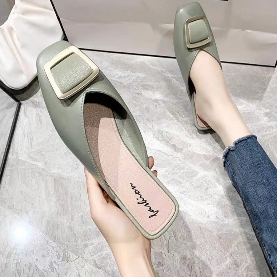 XẢ KHO - Dép sục nhựa khoá vuông cao cấp