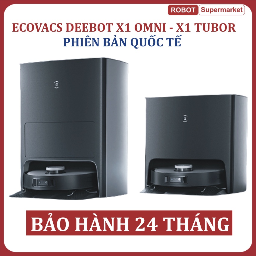 Robot Hút Bụi Lau Nhà Ecovacs Deebot X1 OMNI và Ecovacs Deebot X1 TURBO - BẢN QUỐC TẾ - BẢO HÀNH 24 THÁNG