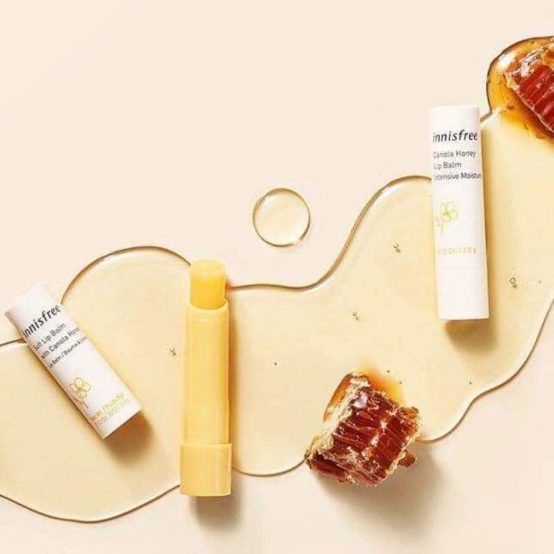 SON DƯỠNG MÔI INNISFREE CANOLA HONEY LIP BALM