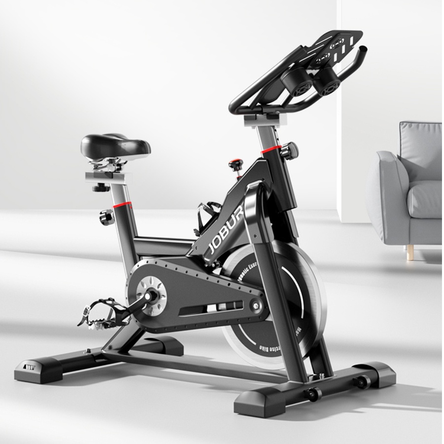 Xe đạp tập thể thao gym JOBUR SPINBIKE GH-709 thiết kế sang trọng hệ thống phanh hiện đại, chắc chắn vận hành êm ái