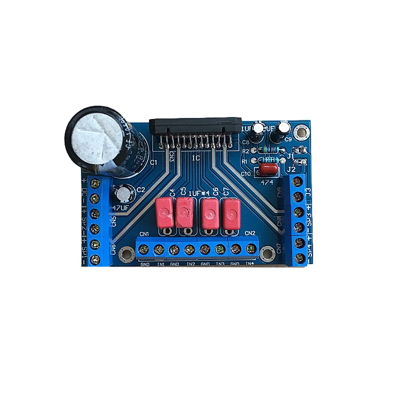 Bảng Mạch Khuếch Đại Âm Thanh 4 Kênh DC12-14.5V TDA7388 V6 4X41W