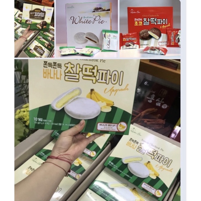 Bánh Choco Charlteok Pie Queen Bin Hàn Quốc 310gr_SIÊU NGON [ Hàng Mới Về ]