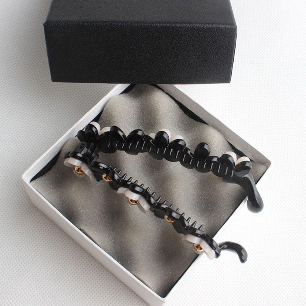 Kẹp Tóc Công Chúa Saturna Bằng Acrylic Màu Ngà