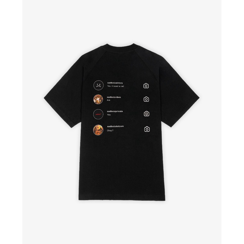 Áo Thun Tay Lỡ SADBOIZ Sadtagram , Tee Logo Sad Boiz Instagram Ig Nam Nữ Full Tag Phông Đẹp Unisex