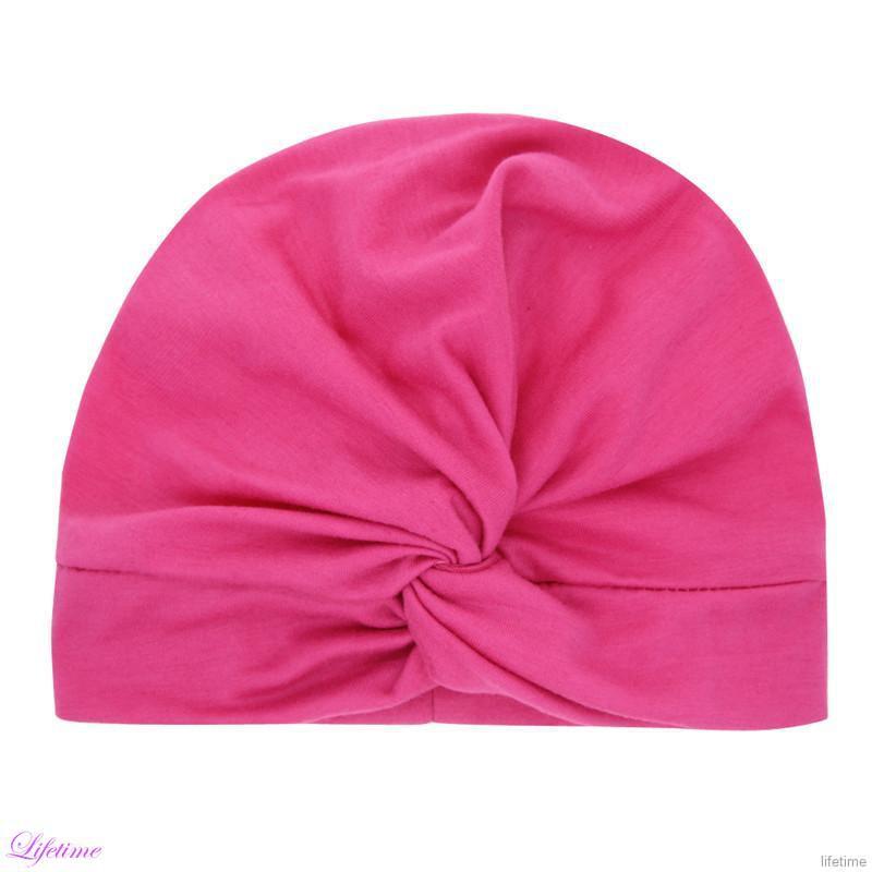 Mũ Turban Thắt Nơ Xinh Xắn Cho Bé Gái