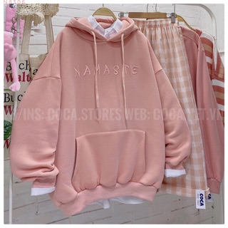 🐷 áo hoodie nỉ bông namaste