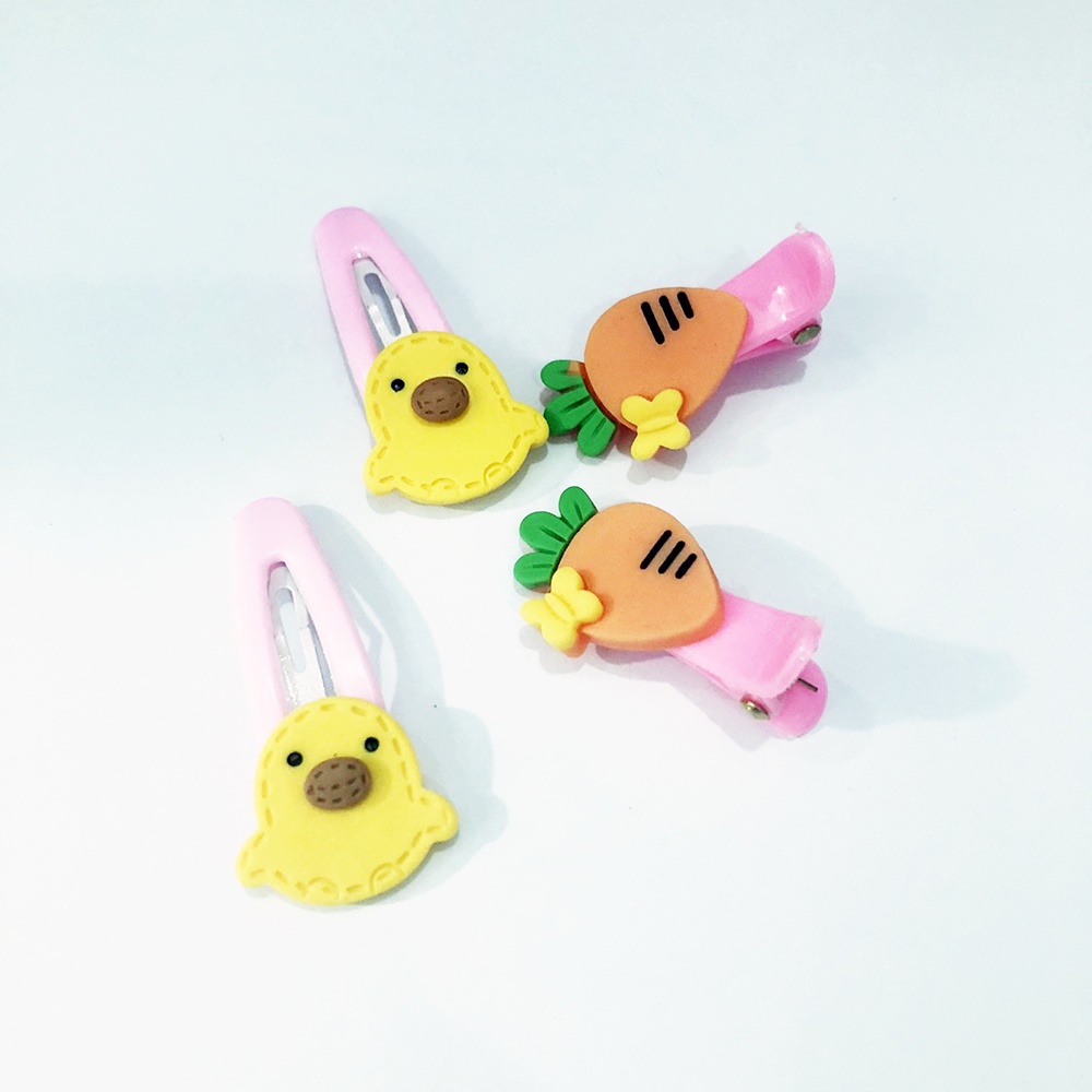 Set 4 kẹp tóc mái cho bé DTonline kep_vitcarrot