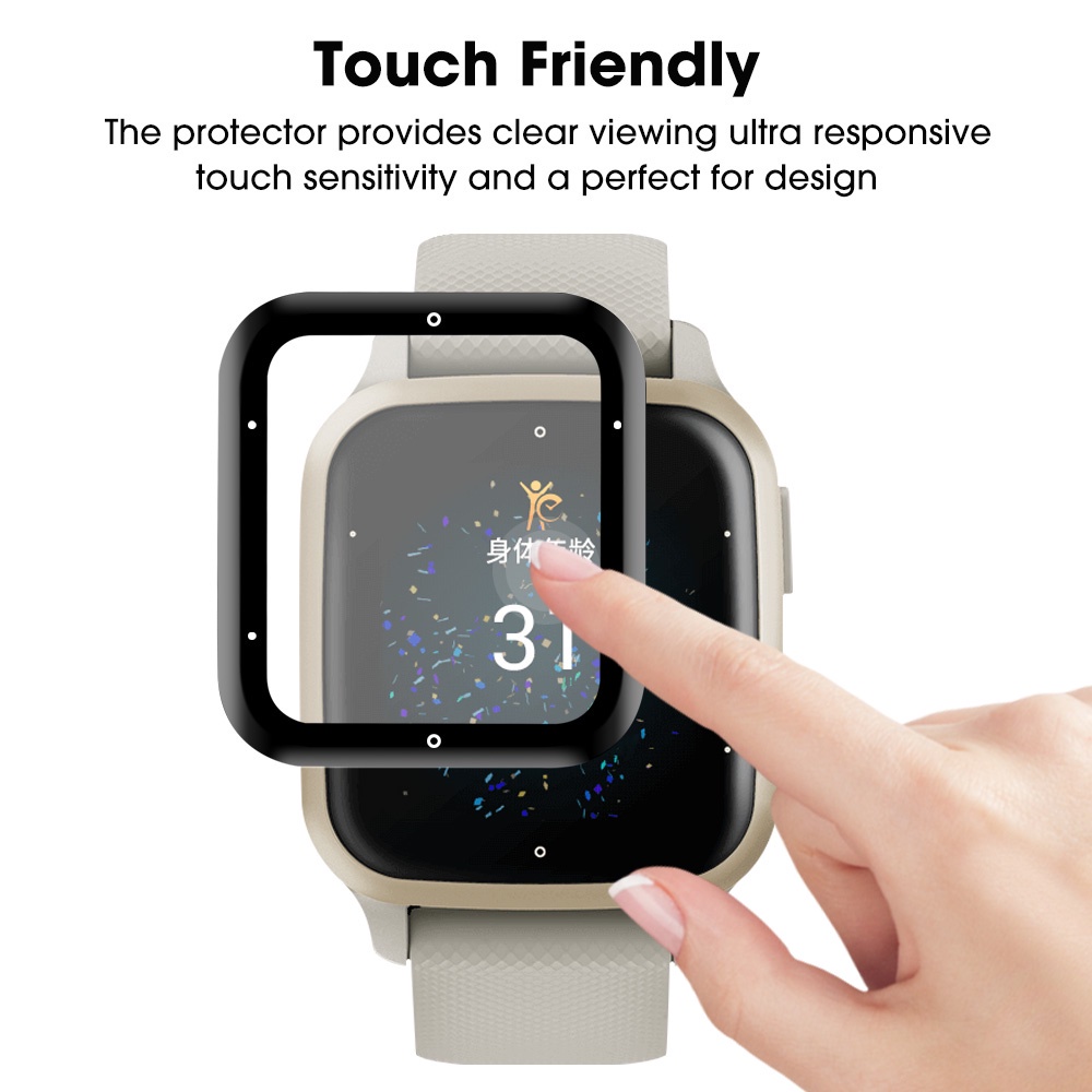 Miếng Dán Màn Hình HD 3D Cong Mềm Trong Suốt Chống Nước Chống Trầy Cho Đồng Hồ Thông Minh Garmin Venu SQ 2 / 2