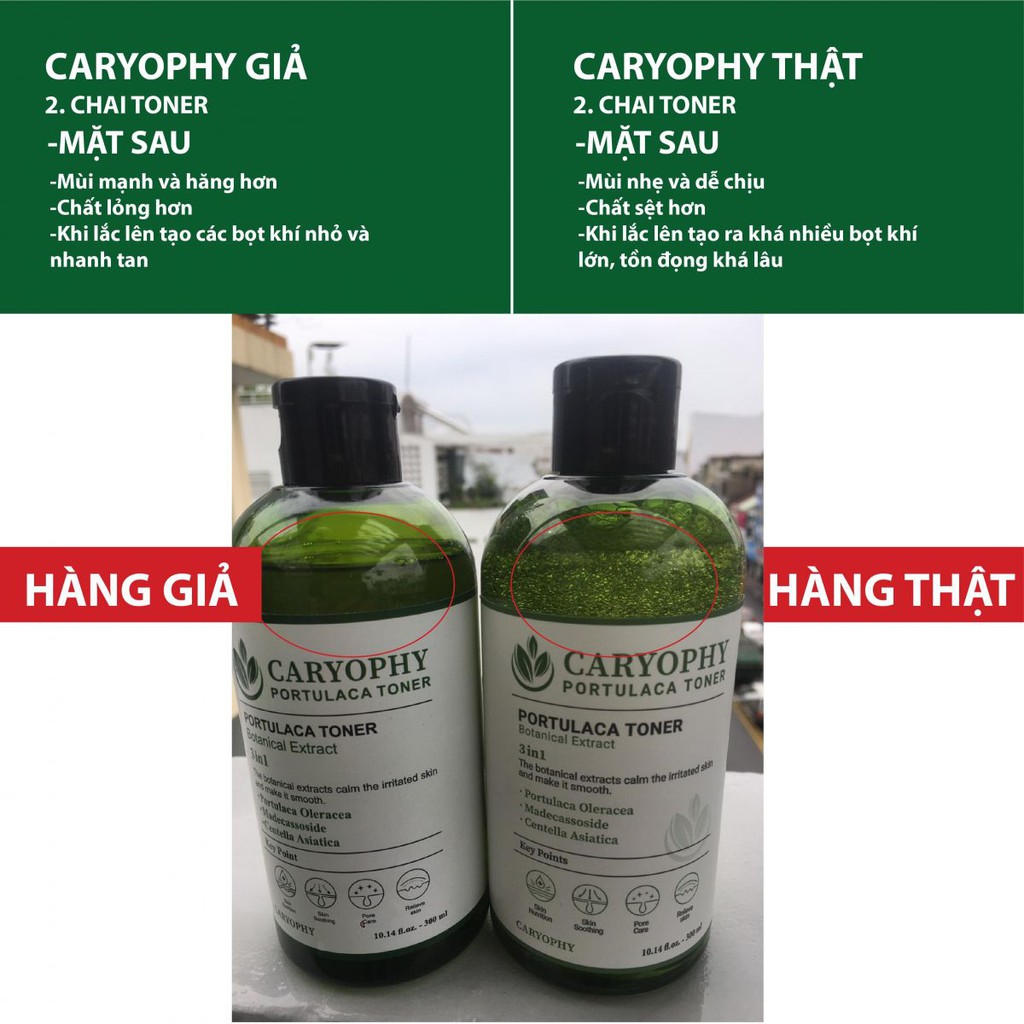 Nước Hoa Hồng Giảm Mụn Caryophy Portulaca Toner 300ml Mẫu Mới | BigBuy360 - bigbuy360.vn