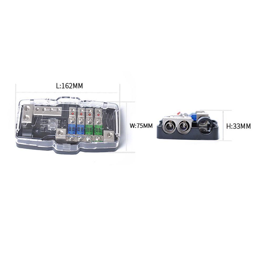 Hộp Cầu Chì Có Đèn LED Báo Hiệu ANL Cho Xe Tải / Xe Bus / Tàu Thuyền