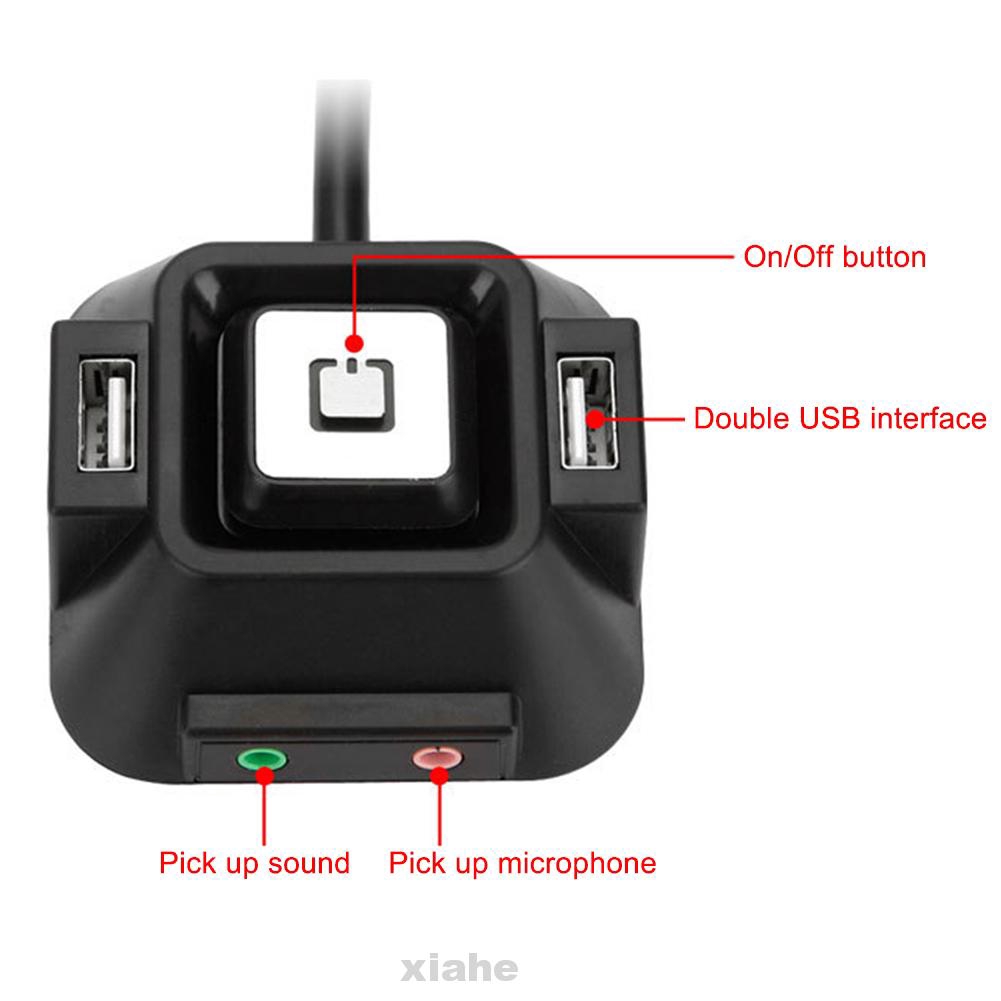 Switch Computer Desktop Dual Extender On-Off Plug Ports Power Reset USB PC