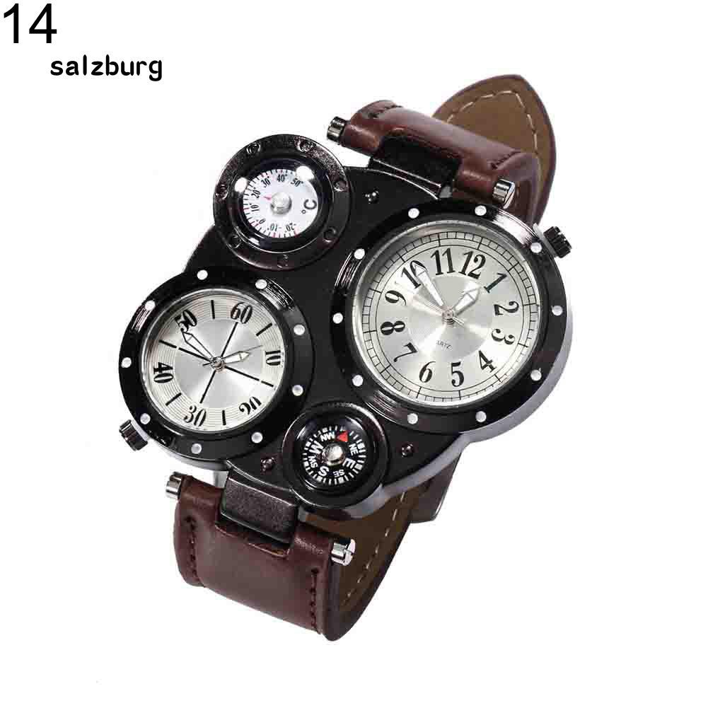 Đồng hồ đeo tay 4 mặt số kết hợp nhiệt kế và la bàn độc đáo chống nước và thời trang cho nam | BigBuy360 - bigbuy360.vn