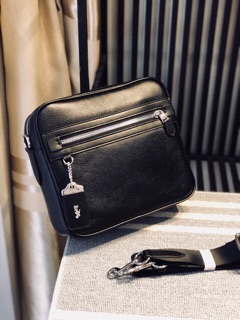 🆘RẺ VÔ ĐỊCH🆘Túi Coach nam đeo chéo da thật