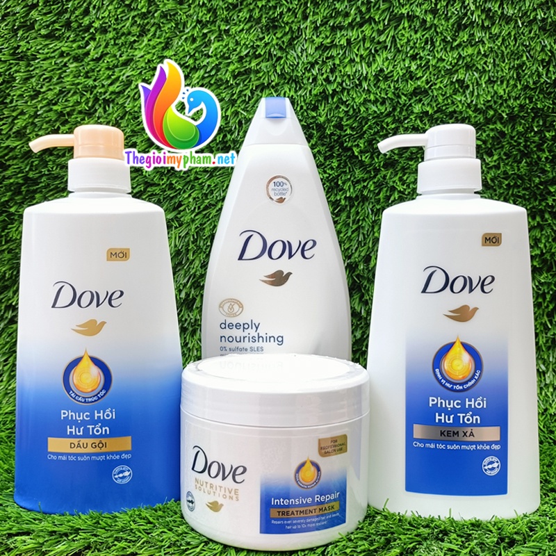 Gội Dove 640g /Xả Dove 610g/Sữa Tắm Dove Đức 750ml/Ủ Dove 500g