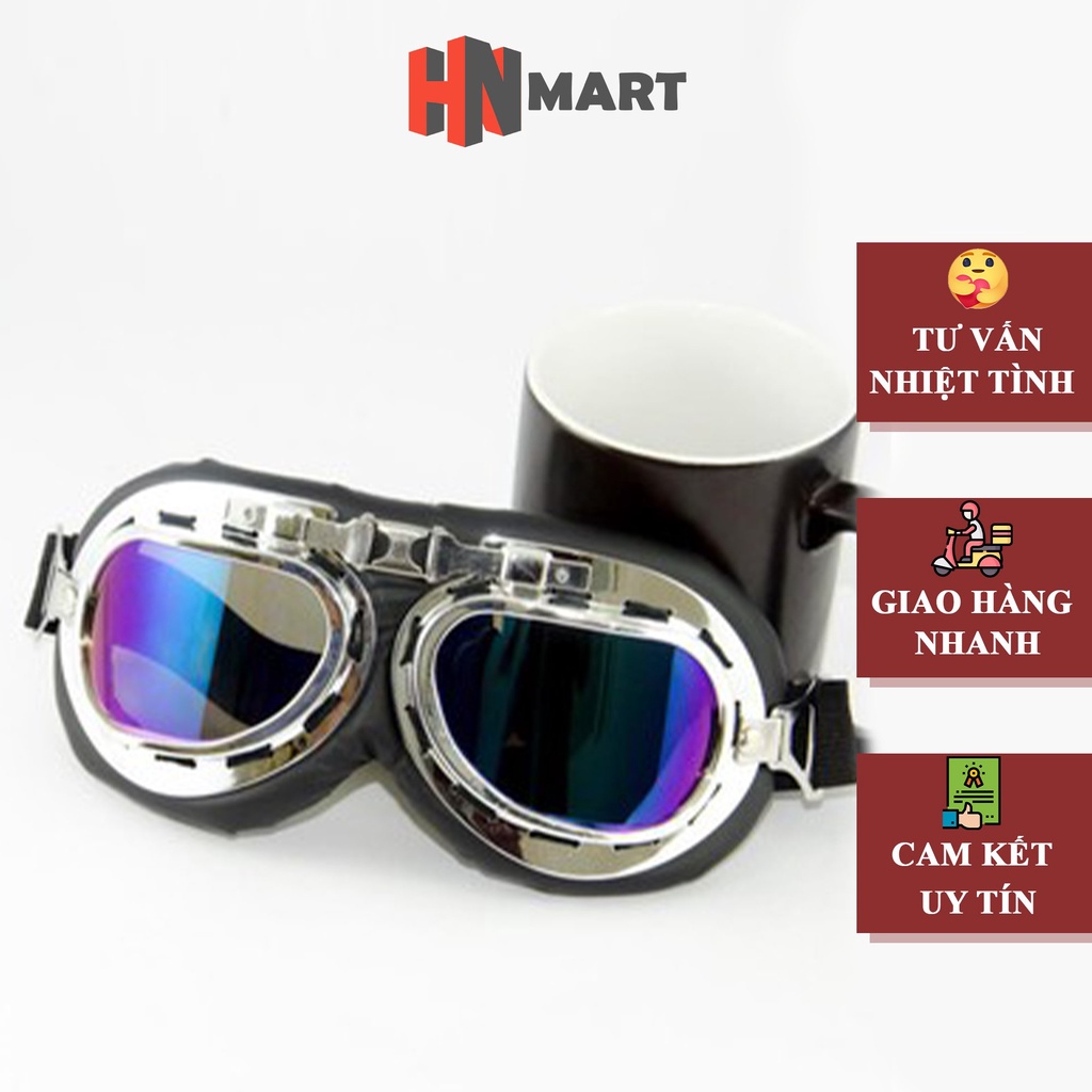 Kính Phi Công Cho Nón Bảo Hiểm (Kính Mũ 1/2 và 3/4) MẤU MỚI 2021