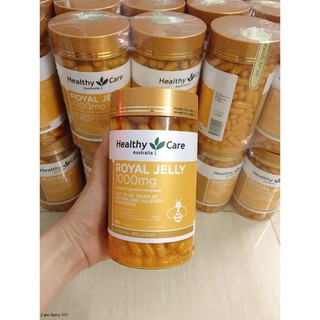 Sữa ong chúa vàng Healthycare Úc, sữa ong chúa royal jelly 365v