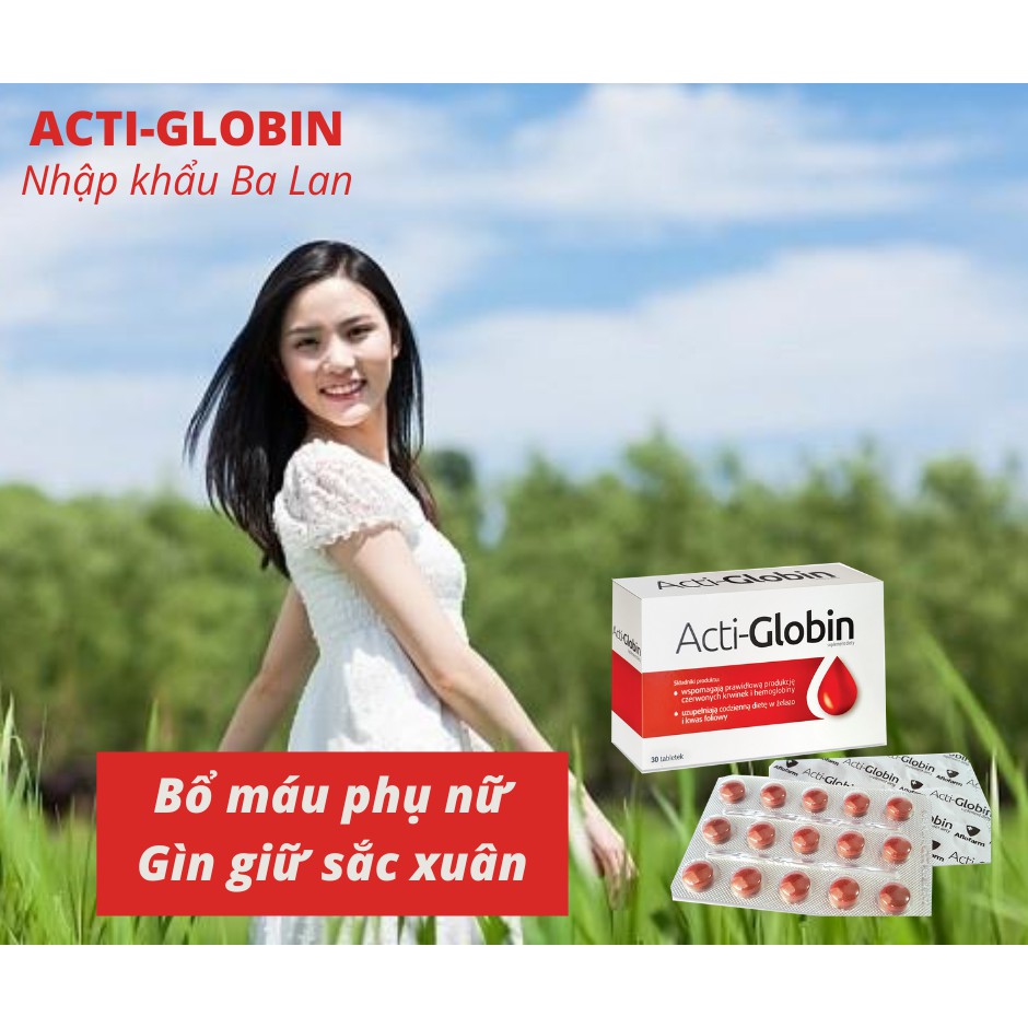 Viên uổng bổ sung sắt, bổ máu Acti-Globin