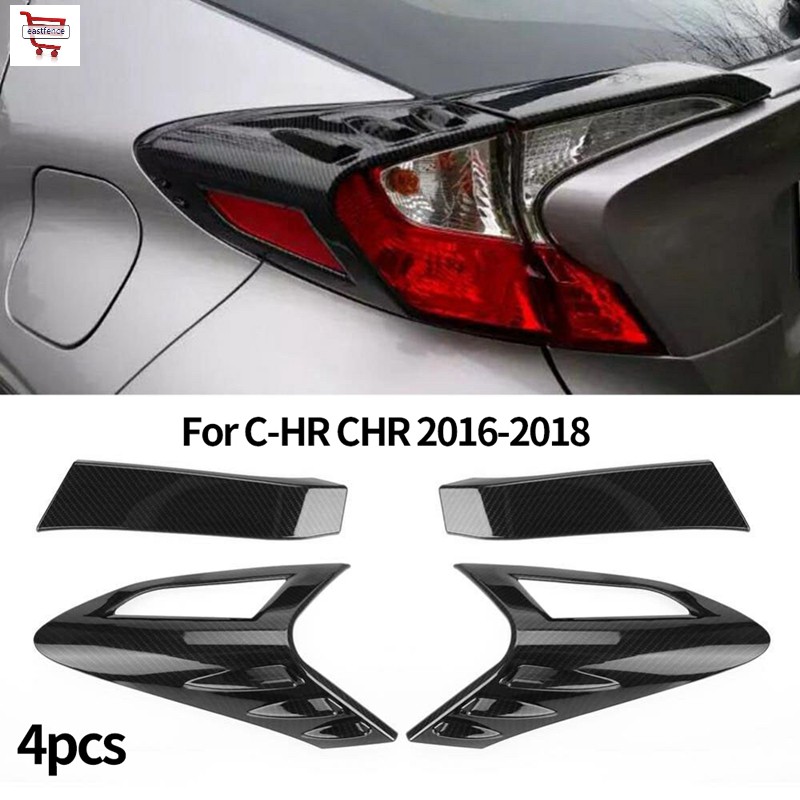 Set 4 Khung Viền Đèn Đuôi Xe Toyota Chr C-Hr 2016-2018