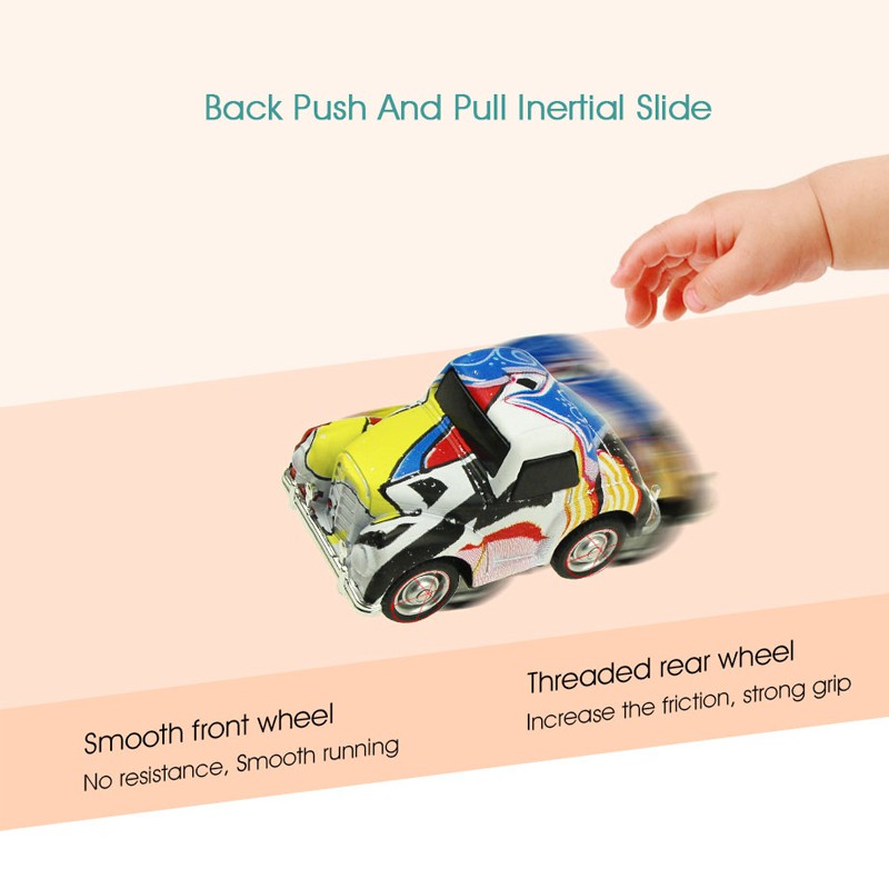 Bộ 8 đồ chơi xe hơi mini bằng hợp kim cho bé