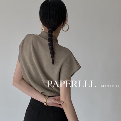NUZIRO  Áo len  cổ lọ không ráp tay thời trang cho nữ