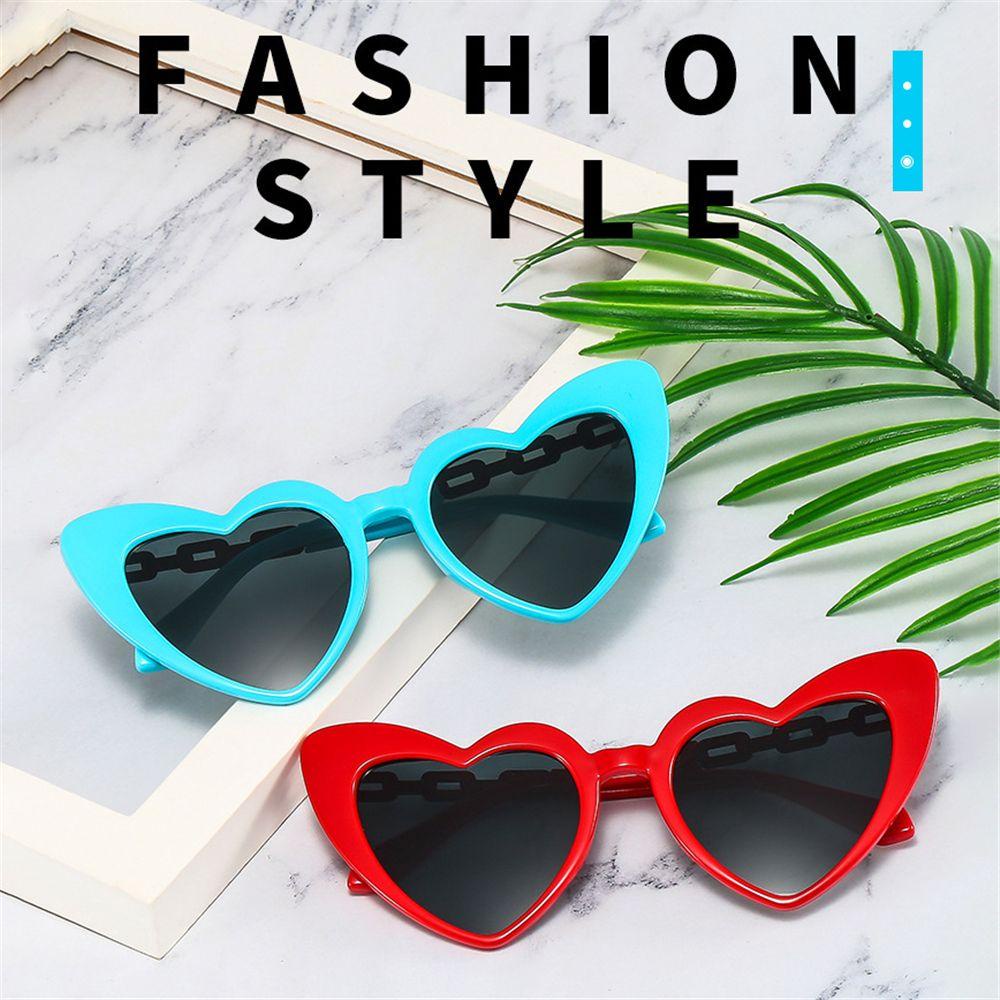 Kính Mát Gọng Kim Loại Hình Trái Tim Thời Trang