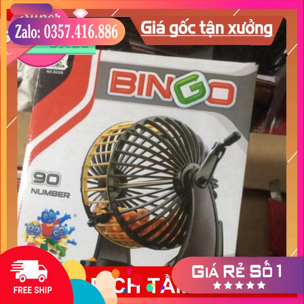 Siêu Sale Bộ loto lồng sắt 90 số 48 tờ dò