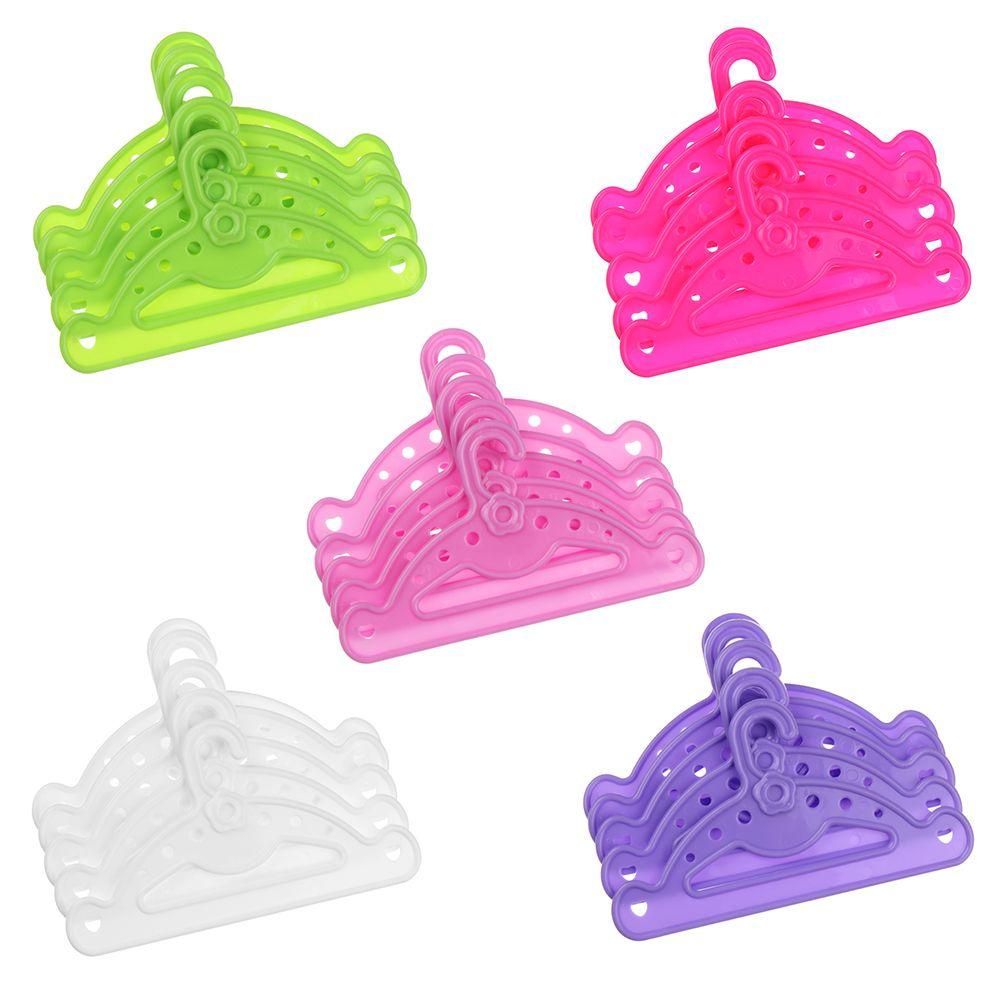 Set 5 Móc Treo Quần Áo Búp Bê Mini 18 inch Dễ Thương