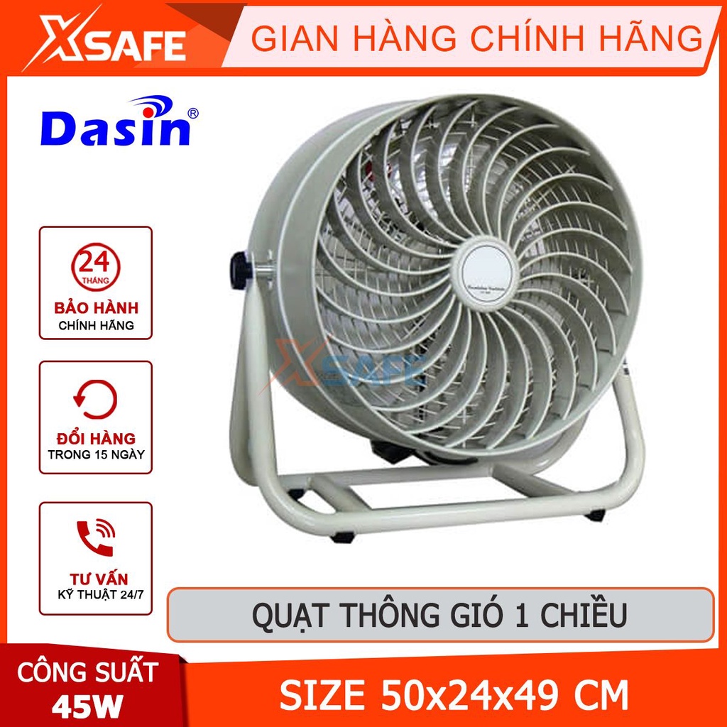 Quạt hút công nghiệp Dasin CV-3520 công suất 45W thải luồng không khí tù đọng, ẩm mốc, hơi nước [CHÍNH HÃNG][XSAFE]