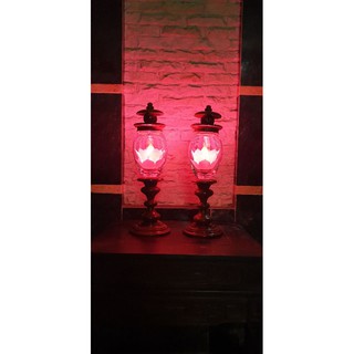 [FREESHIP] đèn thờ bóng hoa sen ( một cặp)