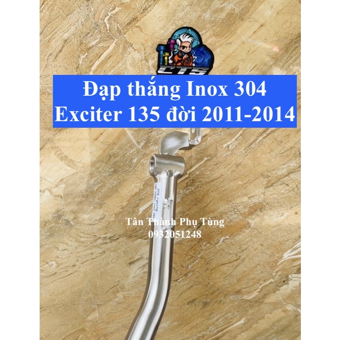 Đạp thắng Inox 304 Exciter 135 đời 2011-2014  CTS