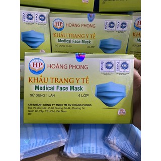 Khẩu Trang Y Tế Kháng Khuẩn HP (50Cái/ Hộp)