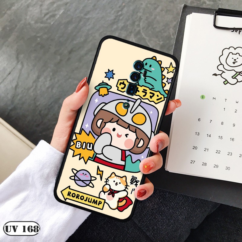 Ốp lưng nhám Oppo Reno 10x zoom  - in hình