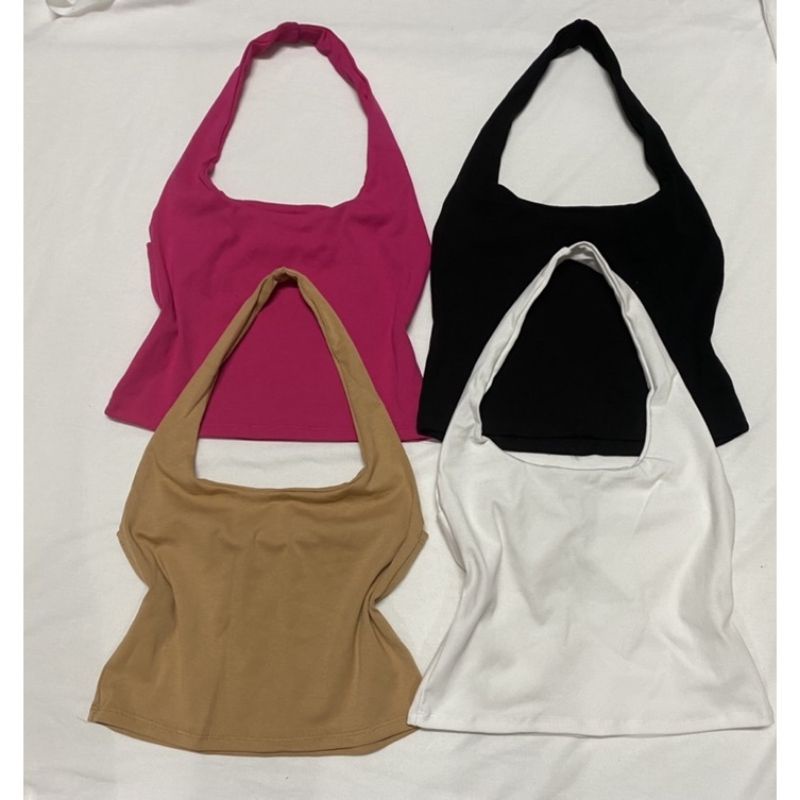 Áo yếm croptop cổ tam giác mẫu New PC🤩