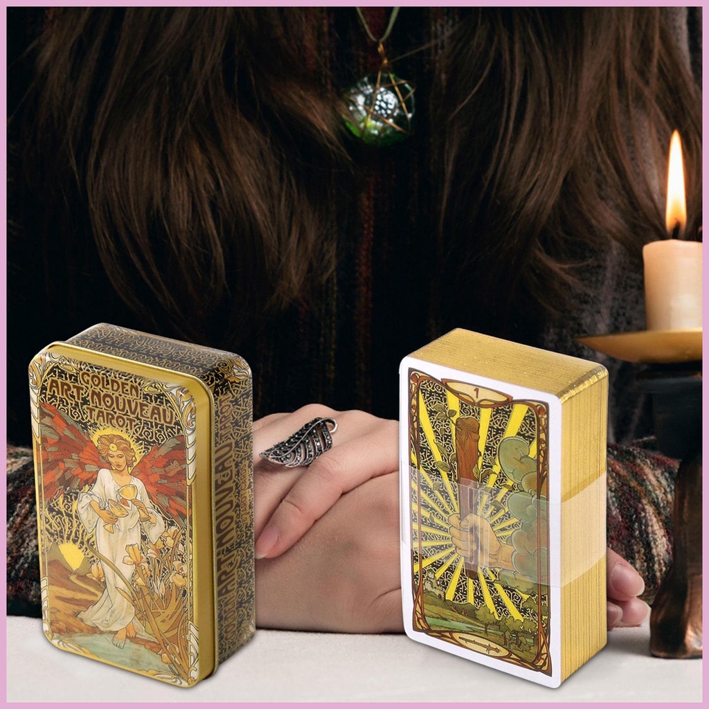 Bộ Bài Tarot 78 Lá Màu Vàng TH68