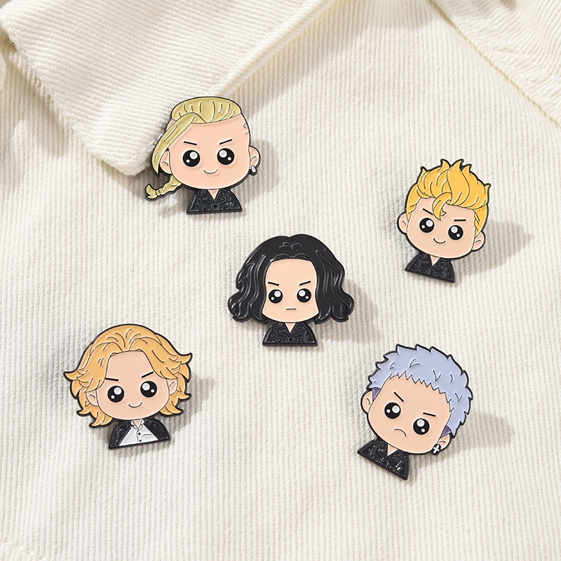 Ghim cài áo hình nhân vật hoạt hình đáng yêu