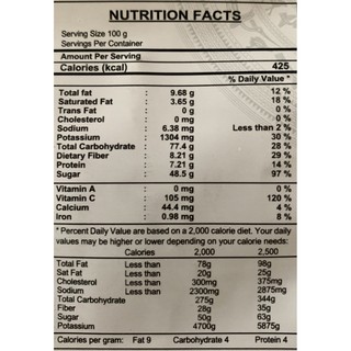 Sầu riêng sấy lạnh 30gram (Thăng hoa)