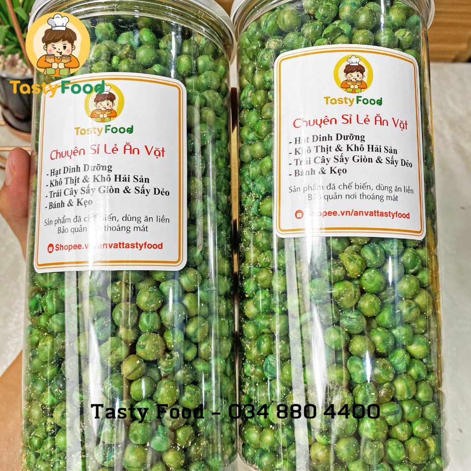 450G Đậu Hà Lan Rang Muối Tatsy Food | Hàng chất thượng hạng | HOÀN ĐỔI 100% nếu không như mô tả