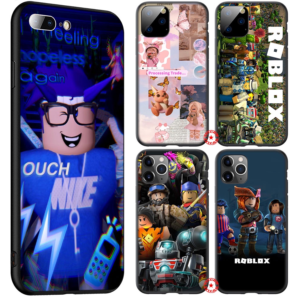 Ốp Điện Thoại Mềm Hình roblox Cho iphone 5 5s 6 6s 7 8 11 pro max plus se xr is51 5 5s 6 6s 7 8 11 pro max plus se xr