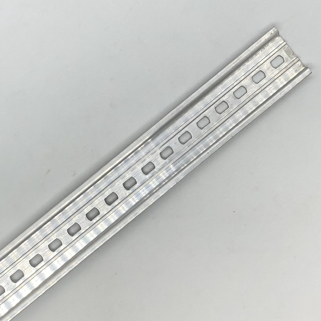 Thanh ray nhôm cài Attomat - Dài 1 mét - Dày 1mm