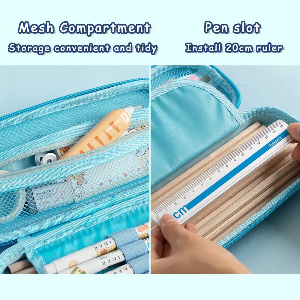 PISTA Hộp Đựng Bút EVA Họa Tiết 3D Dễ Thương Kích Thước Lớn Tiện Dụng