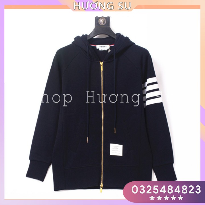 Áo khoác nỉ 3 sọc ngang tay Hương Su - PVN2475